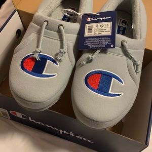 Champion Unisex University Slipper Gray Slip On Shoes